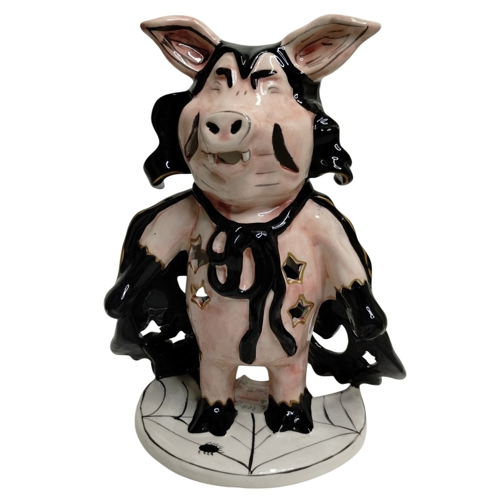 Blue Sky Clayworks‎ Vampire Pig Figurine by Heather Goldminc Halloween Decor
